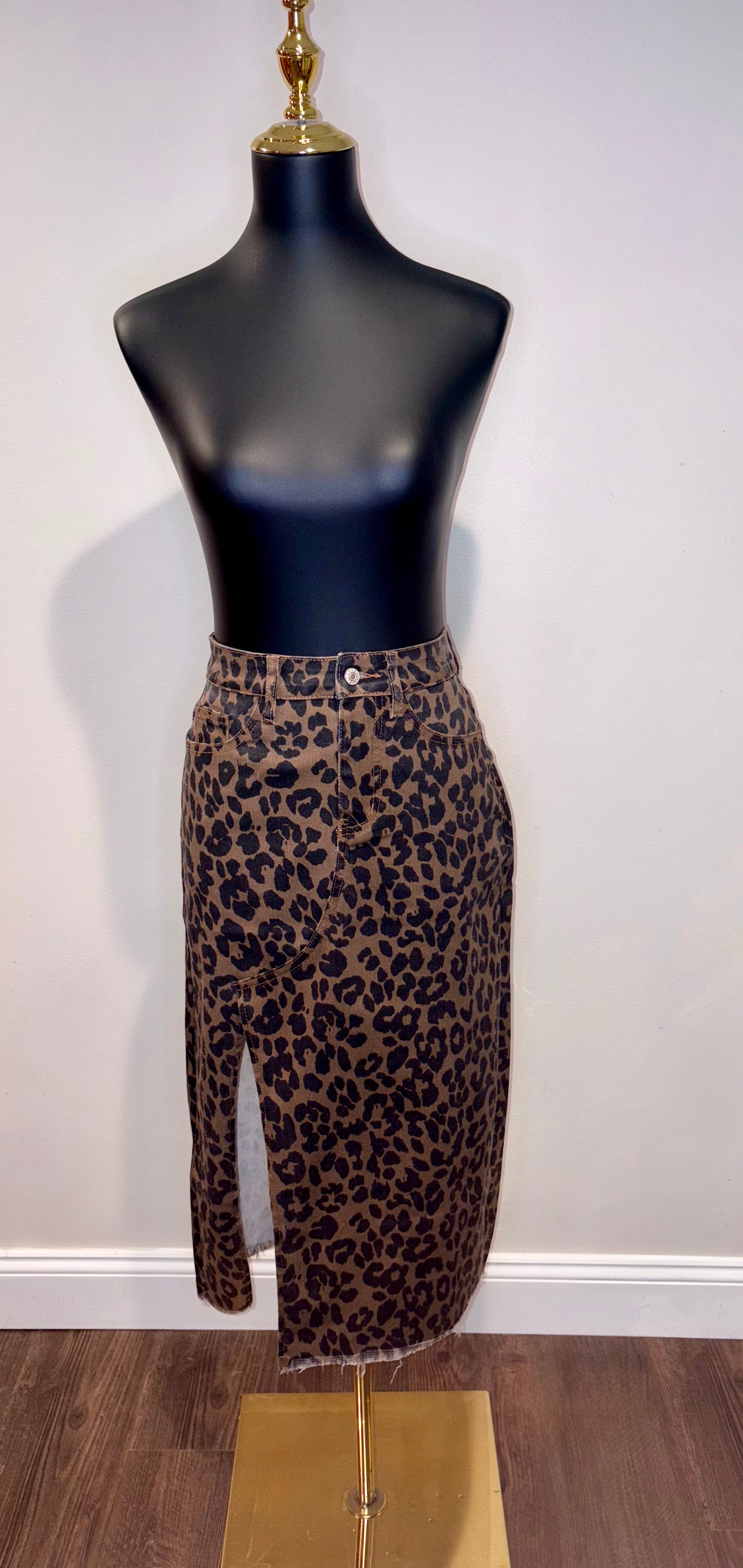 Wild Side Leopard Skirt