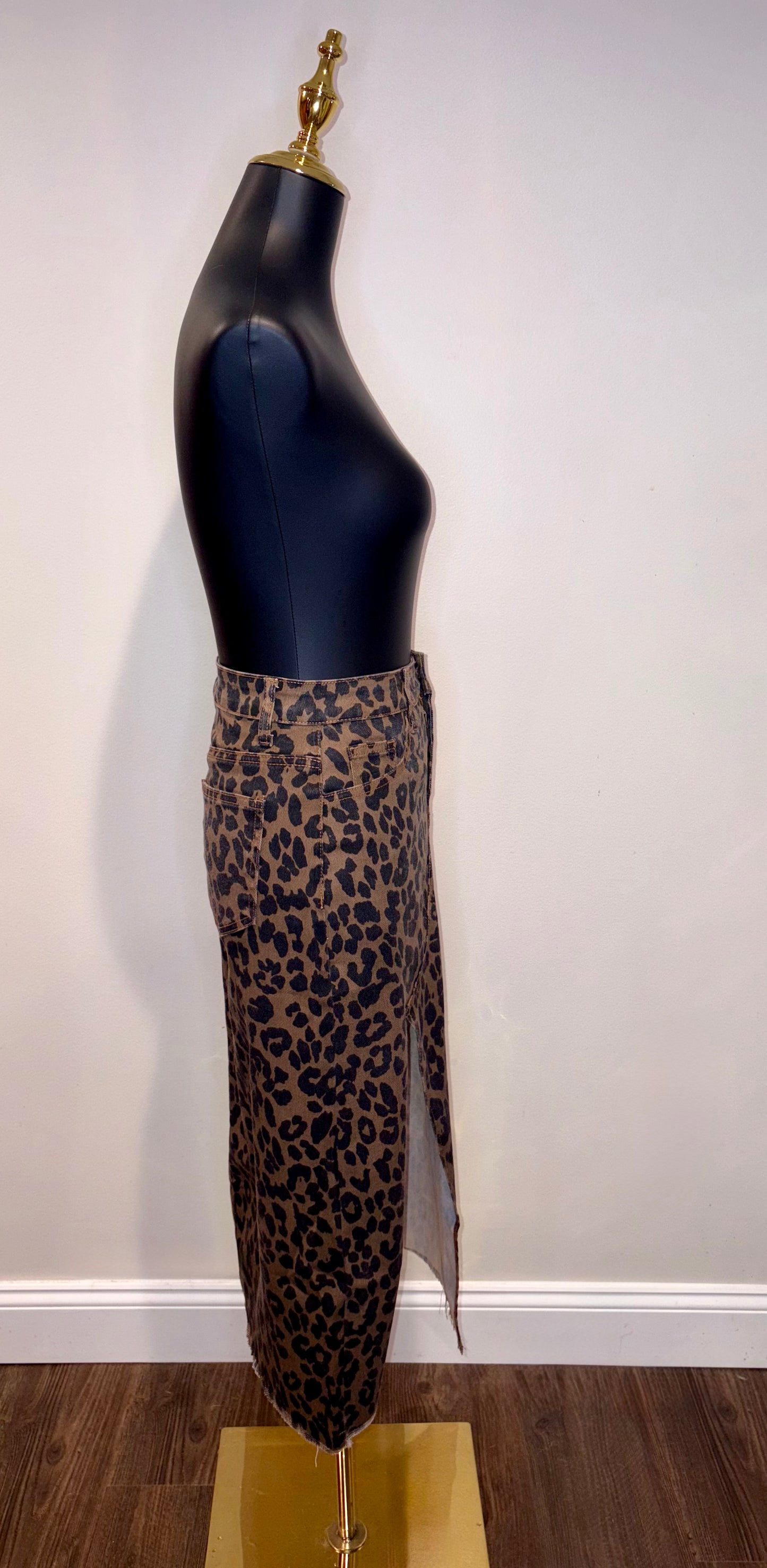 Wild Side Leopard Skirt