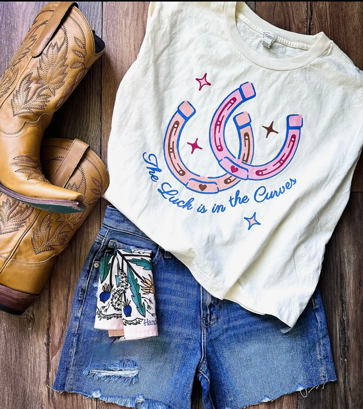 The Luck Is in the Curves Boxy Tank