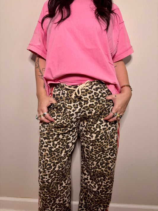 Leopard Heart Pants